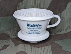 Melitta Nr. 102 Schnell-Filter DRP Coffee Funnel