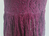 German Purple Lace Dress <br> (B-34" W-25" H-full)