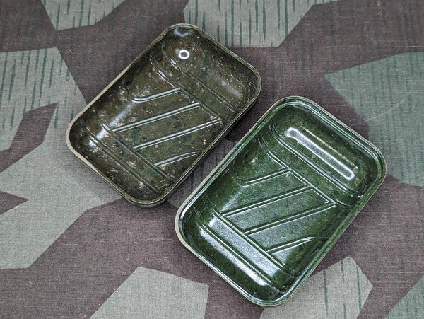 Green Bakelite Travel Soap Container