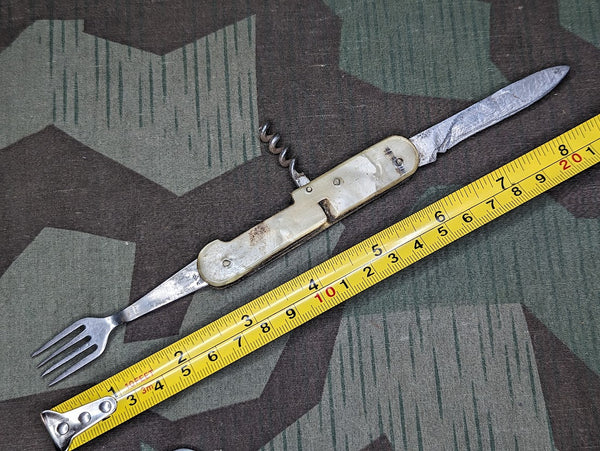 Russian Folding Fork, Knife, Corkscrew