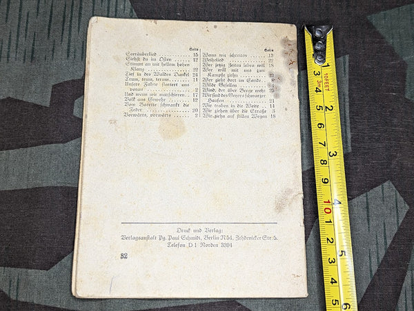 Original B.D.M. Song Book 1933