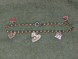 USMC Letter Sweetheart Bracelet