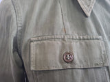 Women's Army HBT Shirt (Size S) <br> (B-37.5" W-35")