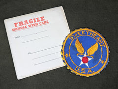 Army Air Corps Sweetheart Patch Mirror in Envelope