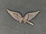 Army Air Corps Winged Propeller Sweetheart Brooch