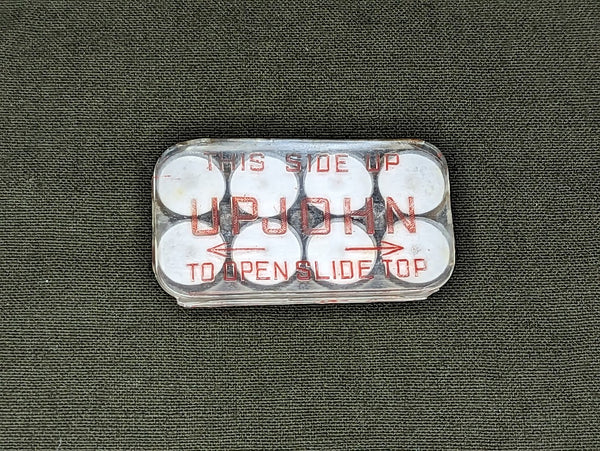 UPJOHN WWII GI Wound Tablets Antibiotics