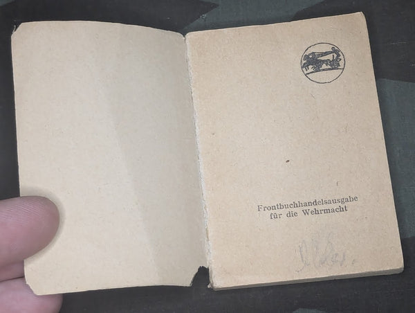 Small Friedrich Nietzsche Wehrmacht Feldpostausgabe Book