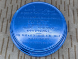 East German Blue Cough Drop Container