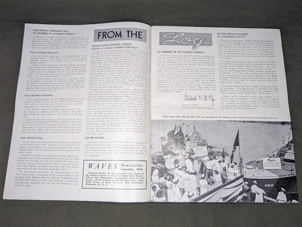 WAVES Newsletter September 1944