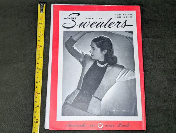 Sweater Pattern Booklet 1945