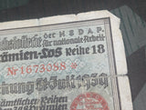 Original NSDAP Reichslotterie Ticket 1939