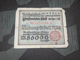 Original NSDAP Reichslotterie Ticket 1939