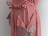 Pink Wrap Dress <br> (B-39" W-26"-30" H-38")