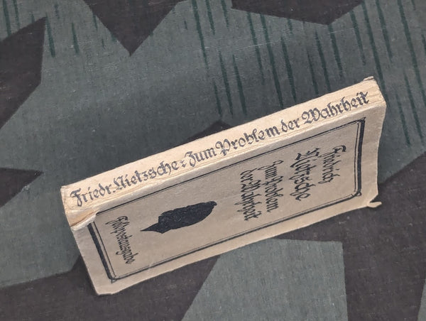 Small Friedrich Nietzsche Wehrmacht Feldpostausgabe Book