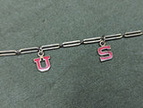 Marine Corps USMC Letter Sweetheart Bracelet