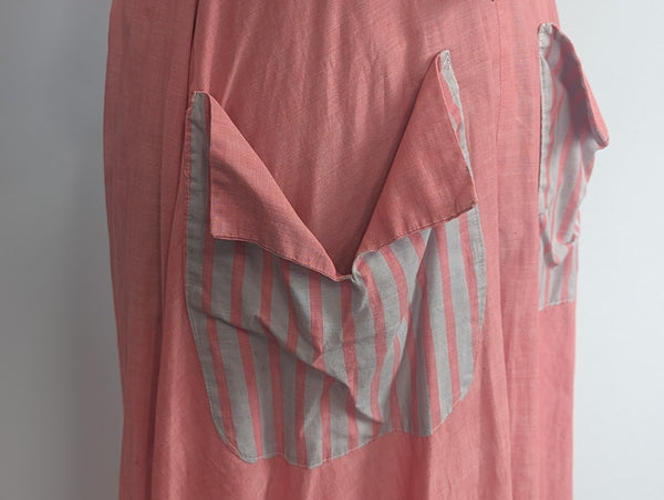 Pink Wrap Dress <br> (B-39" W-26"-30" H-38")