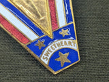 Army Soldier Sweetheart V Pin