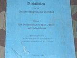 Luftschutz Fire Fighting Pamphlet for Forests and Fields L.Dv.773/1