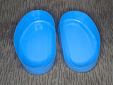 East German Blue Bread Container