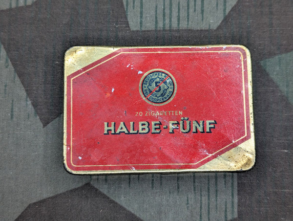 Halbe-Fünf Original 20 Cigarette Tin