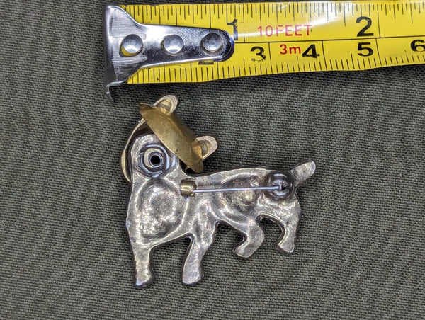 Marine Corps Bulldog with Helmet Pin