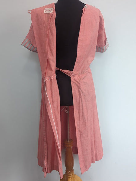 Pink Wrap Dress <br> (B-39" W-26"-30" H-38")
