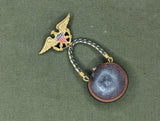 Eagle and Canteen Sweetheart Pin