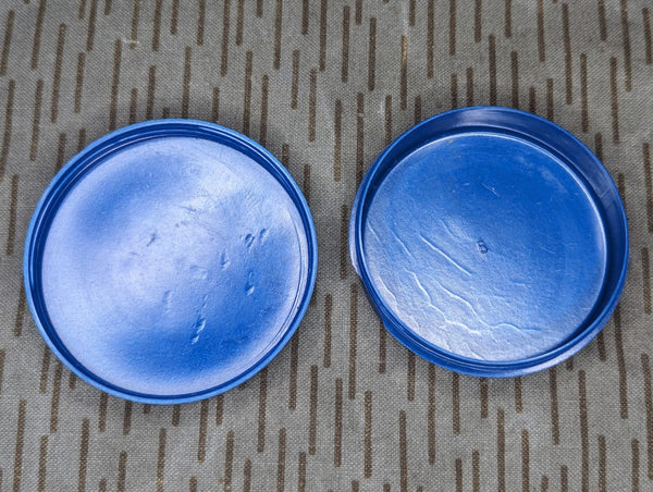 East German Blue Cough Drop Container