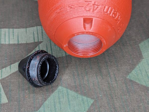 Set of 3 HE Wgr.34 8cm Mortar Rounds Painted - 3.0 - PLA/Resin - 0.2 - 10% Cubic
