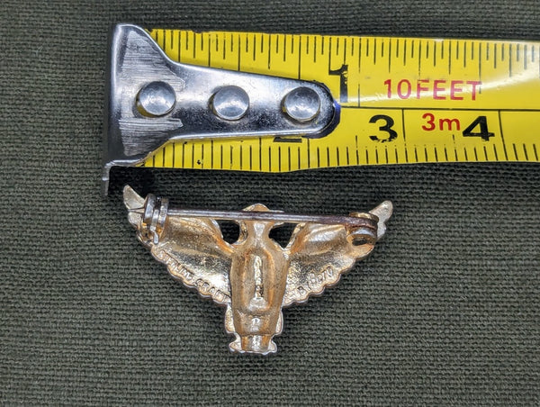 Coro Patriotic Rhinestone Eagle Pin