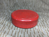 East German Red Bakelite Skin Creme Container