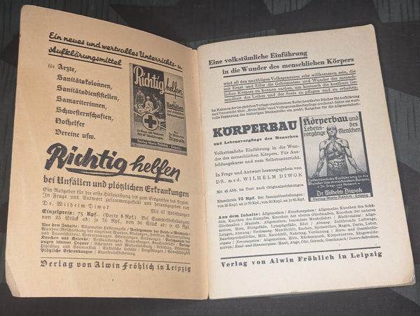 German First Aid Book 1938