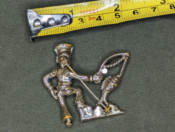 US Navy Sailor Fishing Pin
