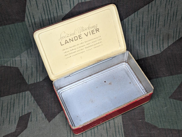 Lande Vier 50 Cigarette Tin 1936