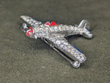 Trifari Rhinestone Airplane Pin
