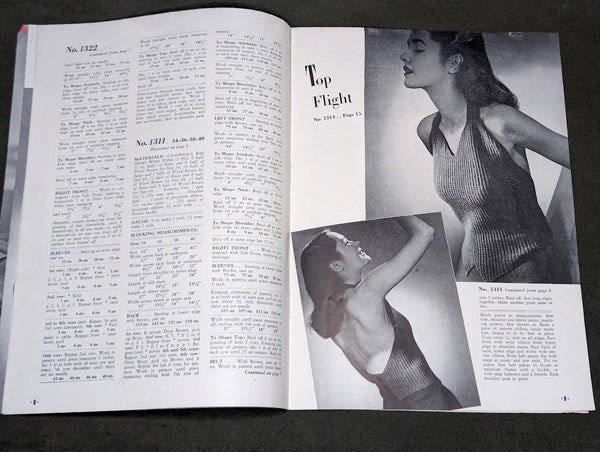 Sweater Pattern Booklet 1945