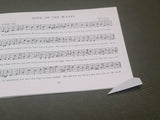 WAVES Song Book "Navy, Full Speed Ahead!" & Matchbook Cover