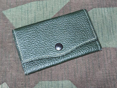 Little Green German Coin or Ticket Purse
