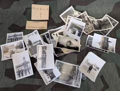Lot of 40 German Soldiers in Paris Photos (Luftwaffe & Helferin)