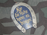 Nur die Ruhe kann es bringen! Horse Shoe Decoration