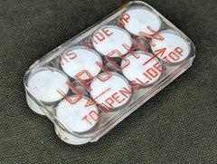 UPJOHN WWII GI Wound Tablets Antibiotics Sulfa