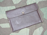 Original WWII German Faux Leather Wehrpass Cover