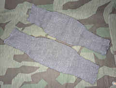 Original German Gray Knit Knee Warmers