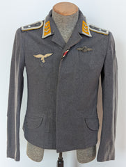 Original WWII German M40 2nd Pattern Luftwaffe Feldwebel Fliegerbluse Uniform Jacket