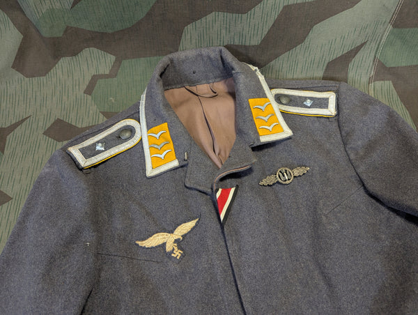 Original WWII German M40 2nd Pattern Luftwaffe Feldwebel Fliegerbluse