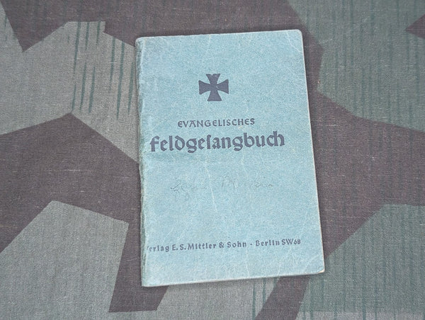 Original Blue Cover Protestant Evangelical Feldgesangbuch