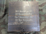 Original Wood Ei.Hgr.39 Egg Grenade Box