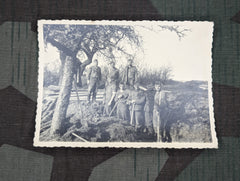 Original Picture Postcard German Soldiers Digging Bunker