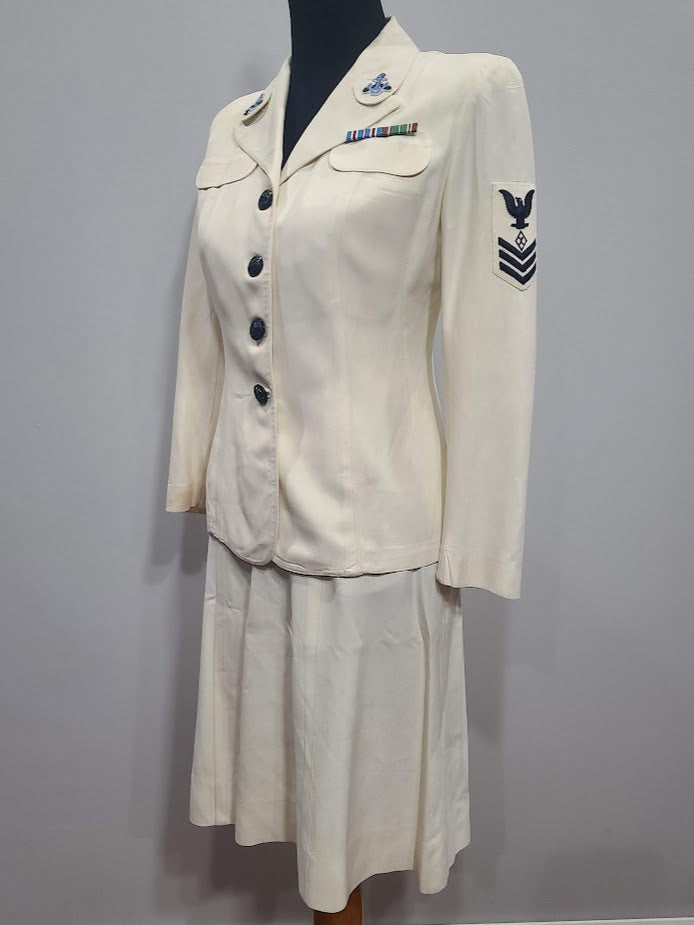 US Navy WAVES White Uniform Specialist X (B-36