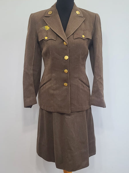 WAC Enlisted Uniform Jacket and Skirt <br> (B-35" W-26" H-37")